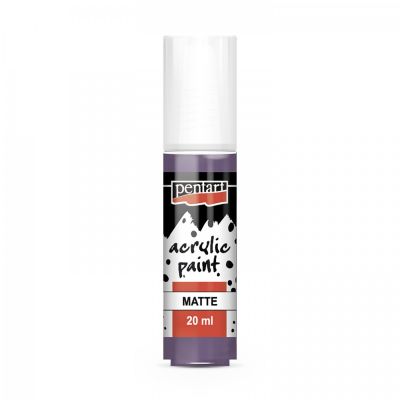 Akrylová farba matná 20 ml, fialová