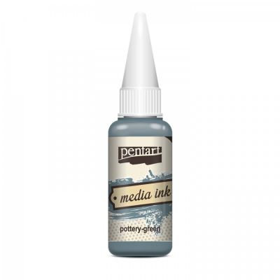 Media Ink atrament 20 ml, zelená keramika
