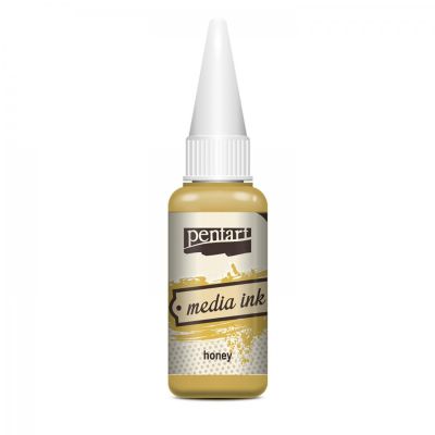 Media Ink atrament 20 ml, medová žltá