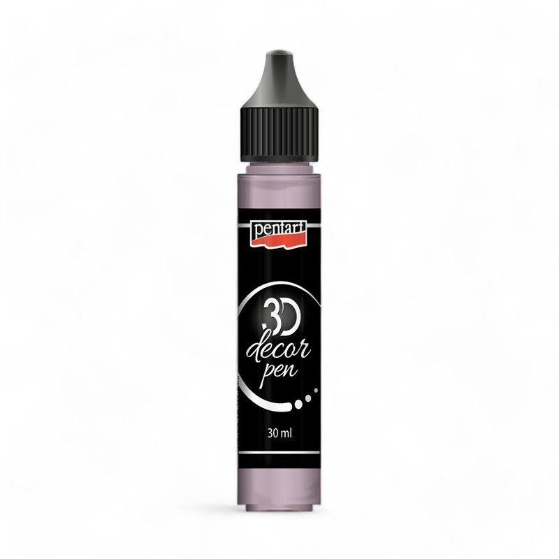 Dekoračné 3D pero, 30 ml, ružovozlatá