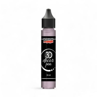 Dekoračné 3D pero, 30 ml, ružovozlatá