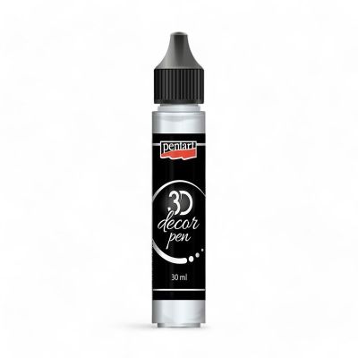 Dekoračné 3D pero, 30 ml, krištáľová