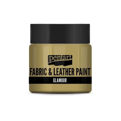 Farba na textil a kožu, glamour, 50 ml, šampanské