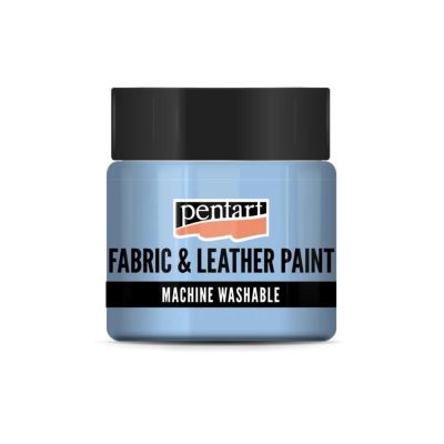 Farba na textil a kožu, 50 ml, svetlomodrá