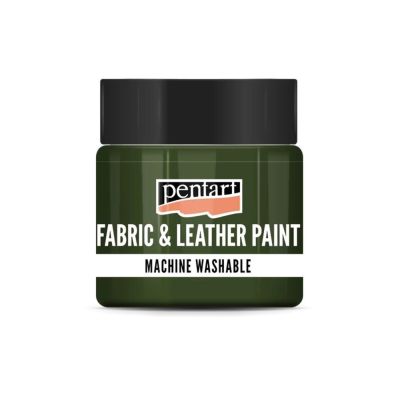 Farba na textil a kožu, 50 ml, jedľovozelená