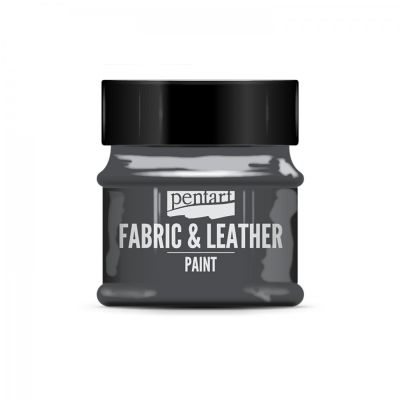 Farba na textil a kožu, 50 ml, glitrová grafitová