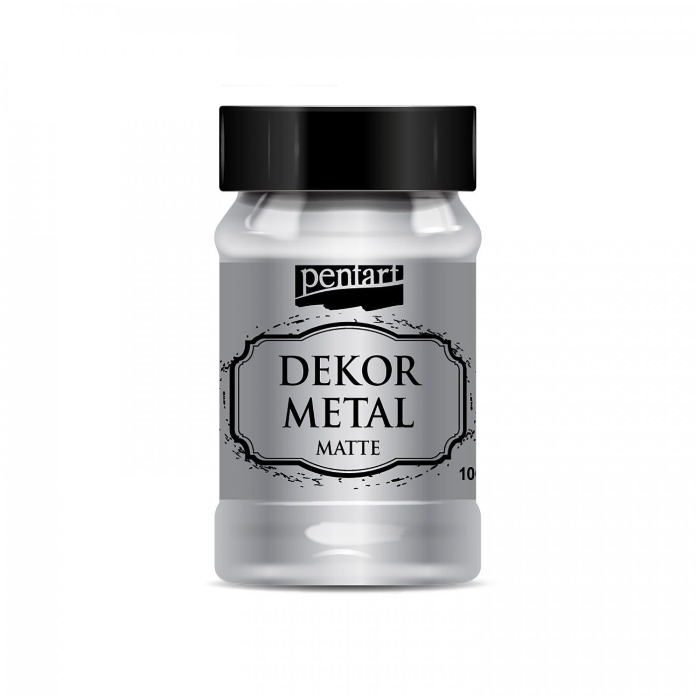 Dekor Metal matná 100 ml, strieborná