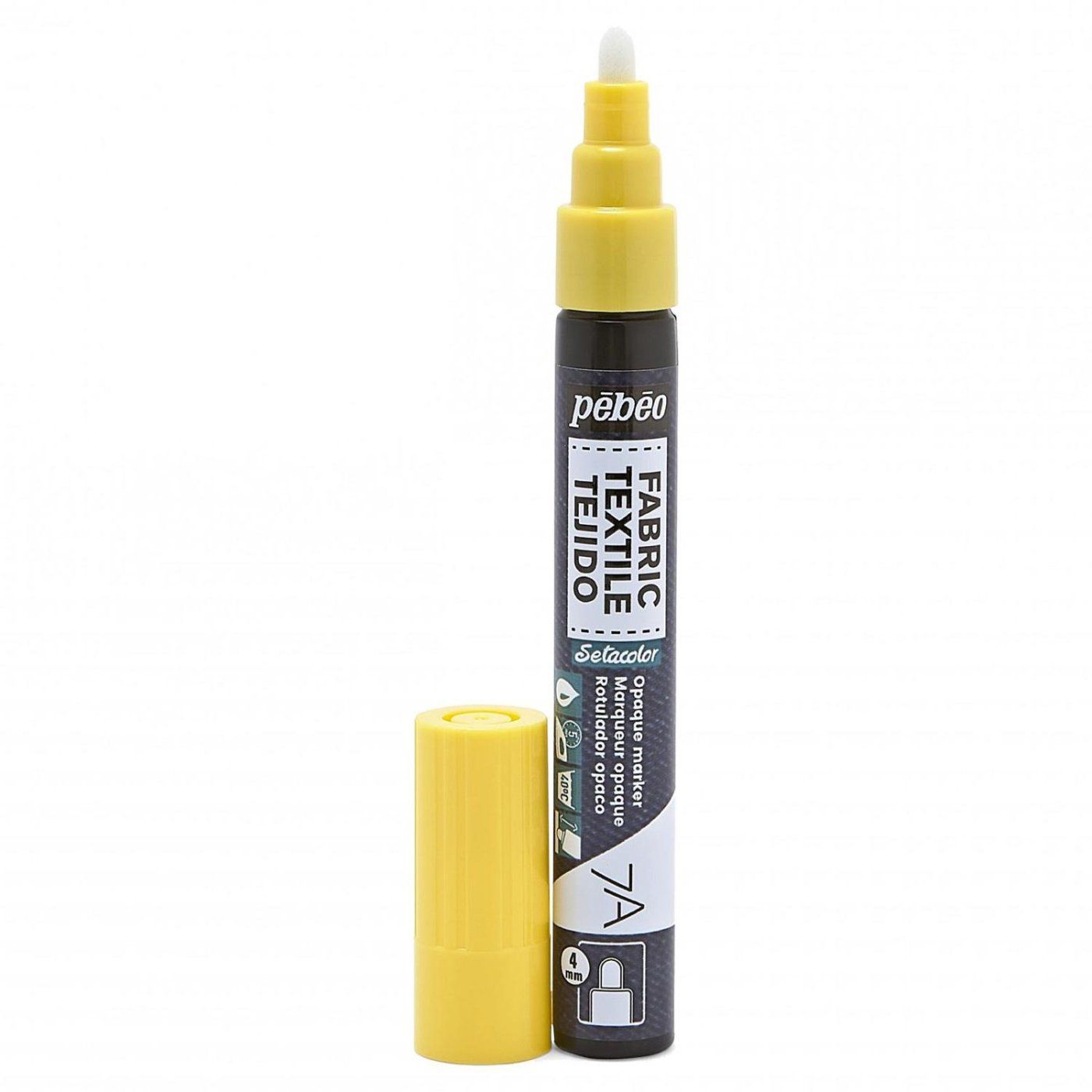 Fixka na textil 7A Yellow, 4 mm