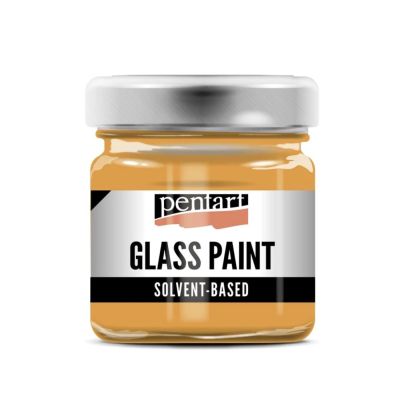 Farba na sklo, 30 ml, oranžová