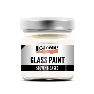 Farba na sklo, 30 ml, priehľadná