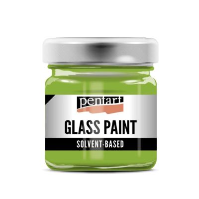 Farba na sklo, 30 ml, svetlá zelená