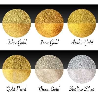 Finetec, Coliro Pearl color set gold/silver, 6 ks