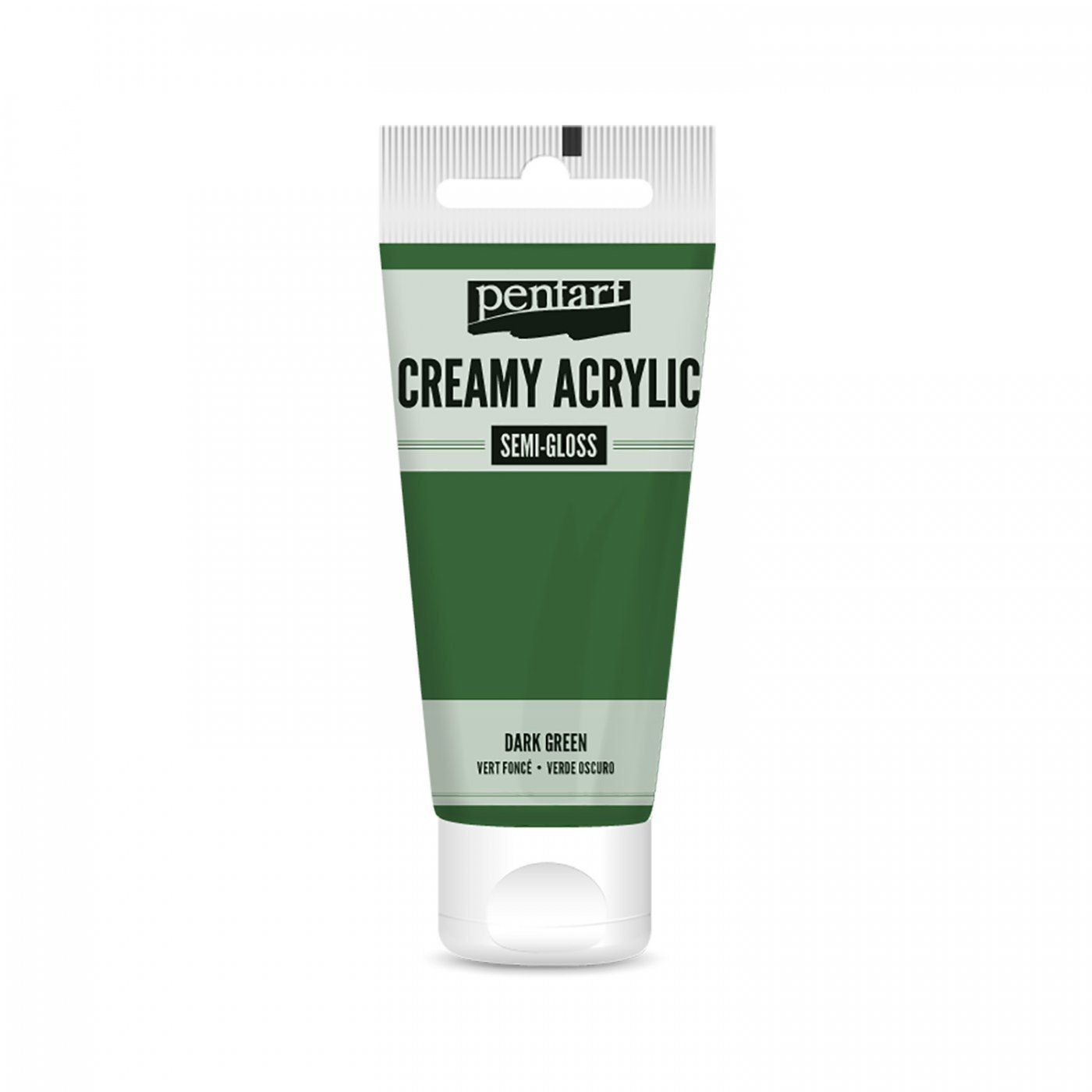 Akrylová farba krémová, pololesklá, zelená, 60 ml