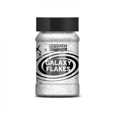 Galaxy vločky, 100 ml, merkurovo biela