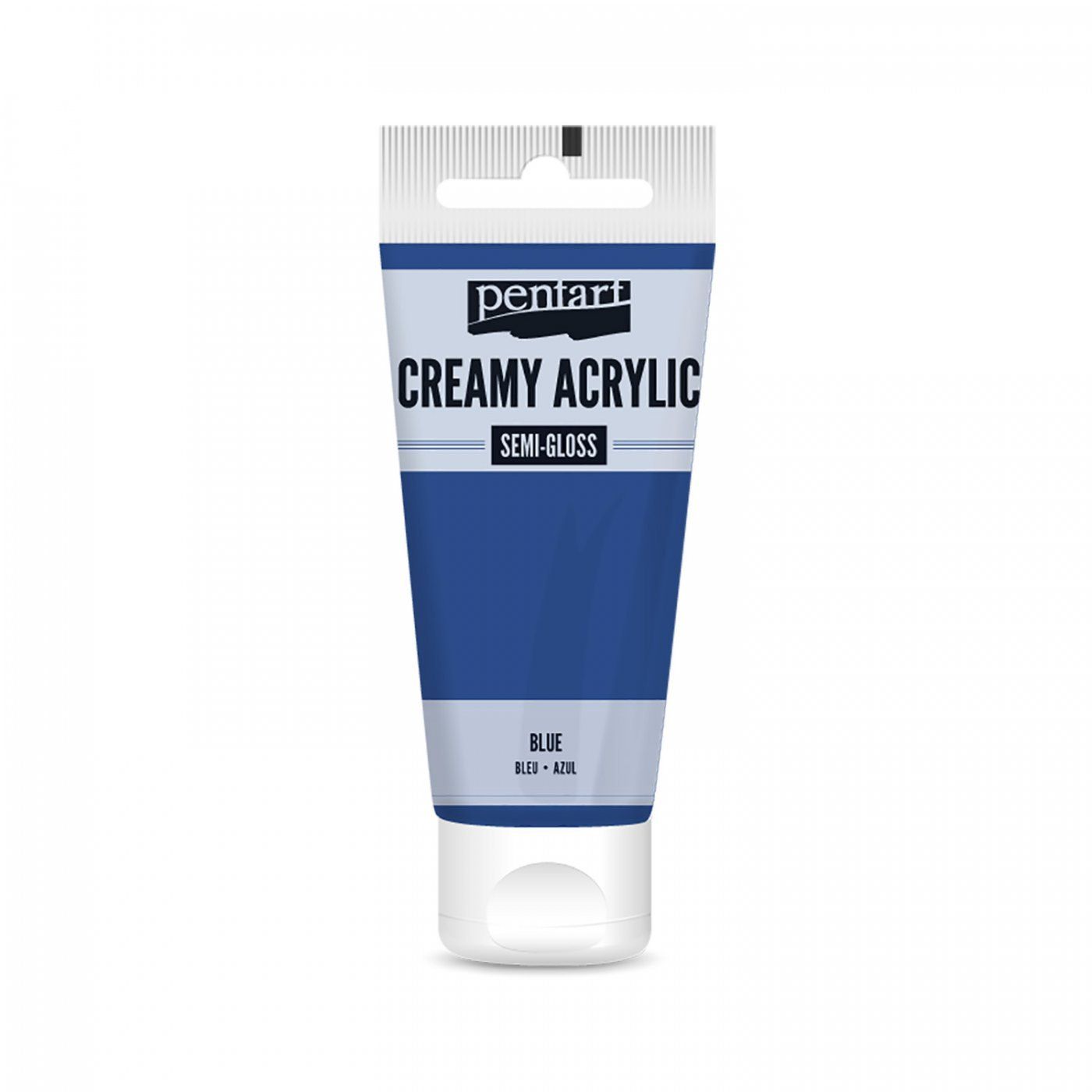 Akrylová farba krémová, pololesklá, modrá, 60 ml
