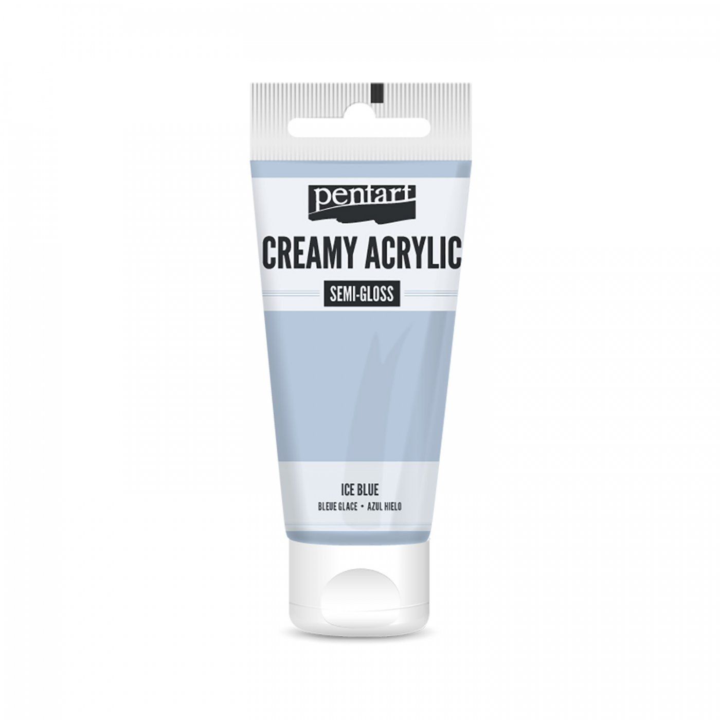 Akrylová farba krémová, pololesklá, ľadová modrá, 60 ml
