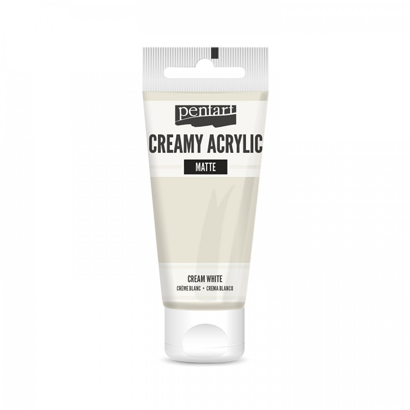 Akrylová farba krémová, matná, krémová, 60 ml