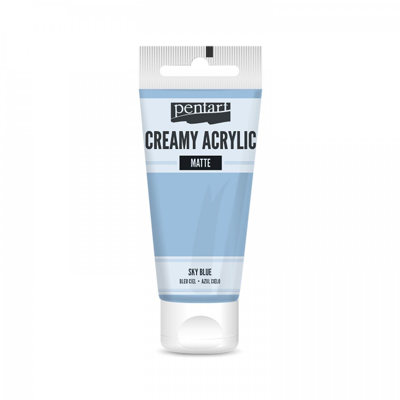 Akrylová farba krémová, matná, modrá obloha, 60ml
