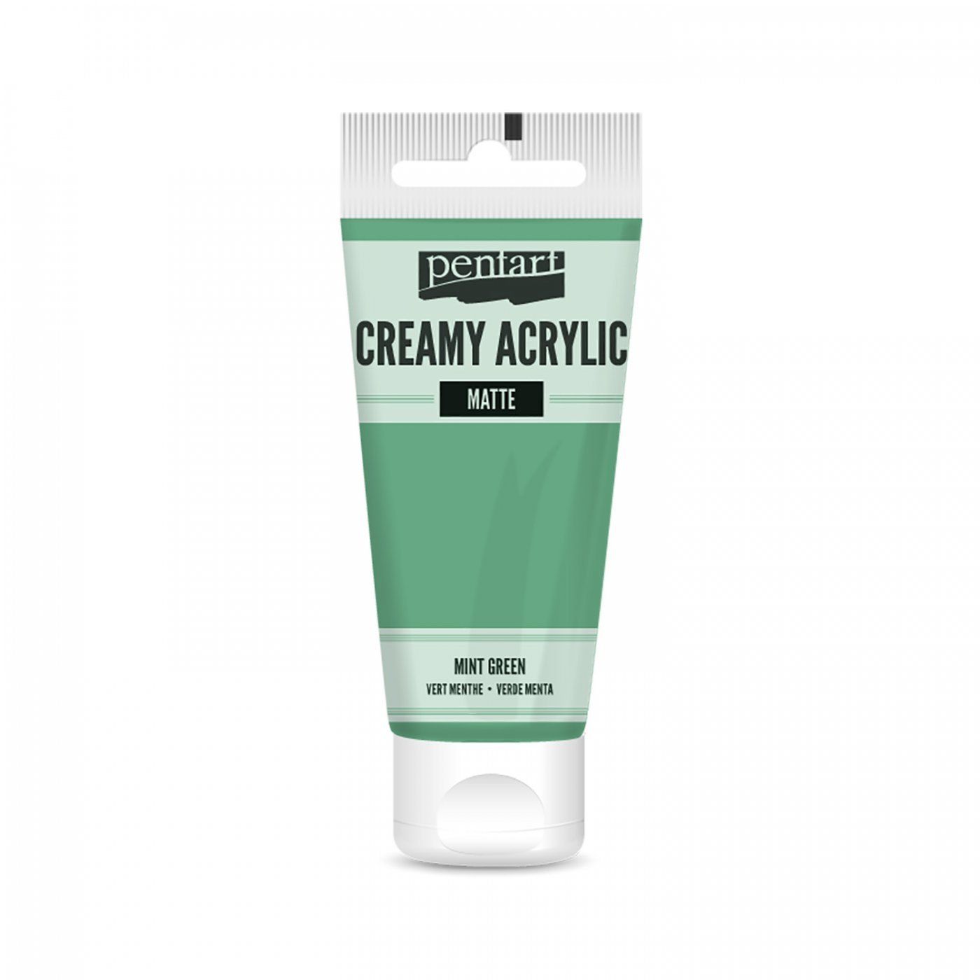 Akrylová farba krémová, matná, mätová, 60 ml