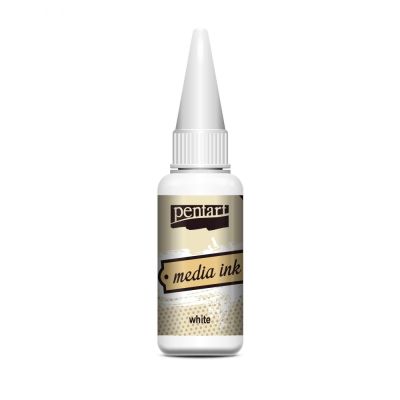 Media Ink atrament 20 ml, biela