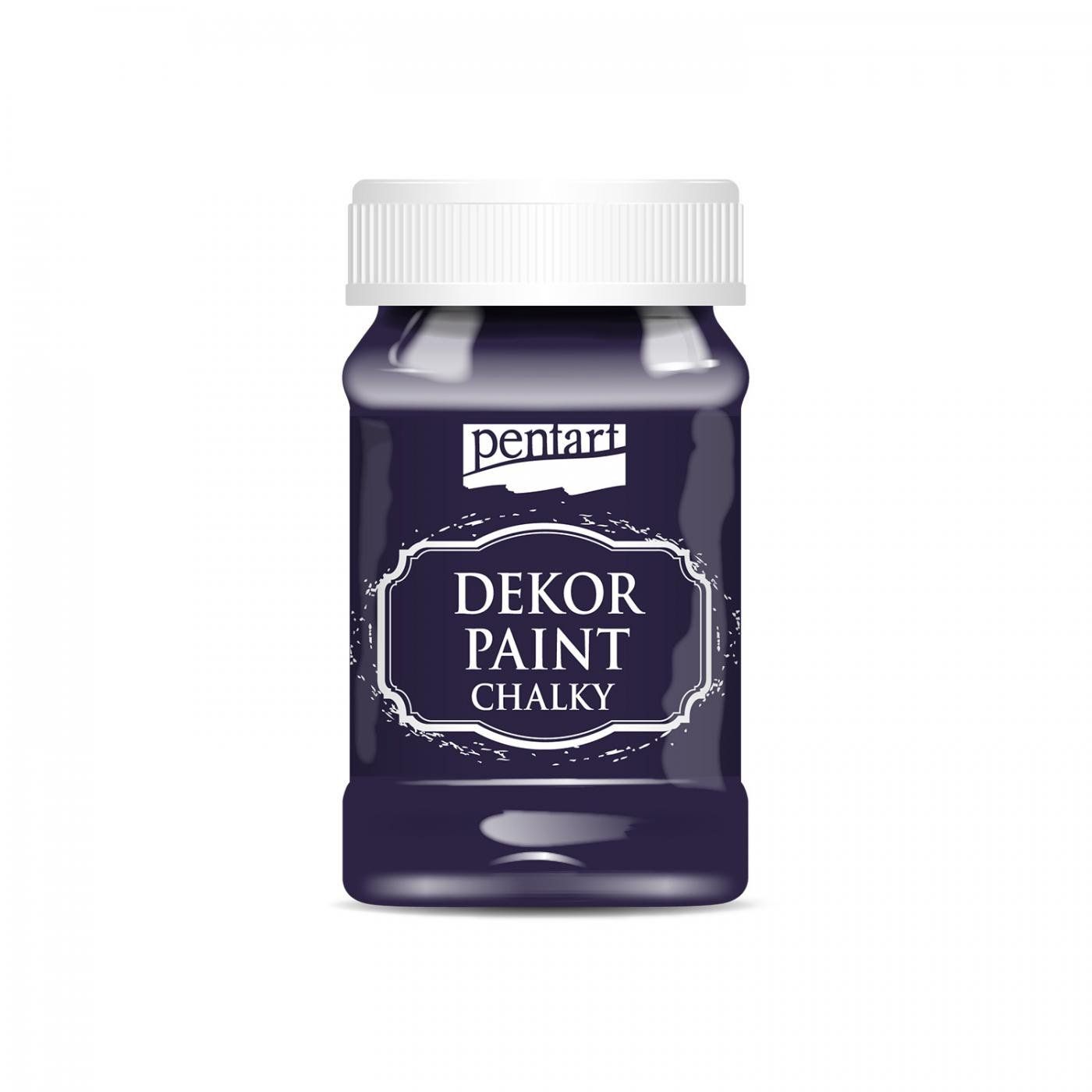 Dekor Paint Soft 100 ml, baklažánová