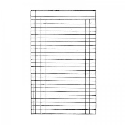 Pečiatka, Stamperia, 7 x 11 cm, Lined page