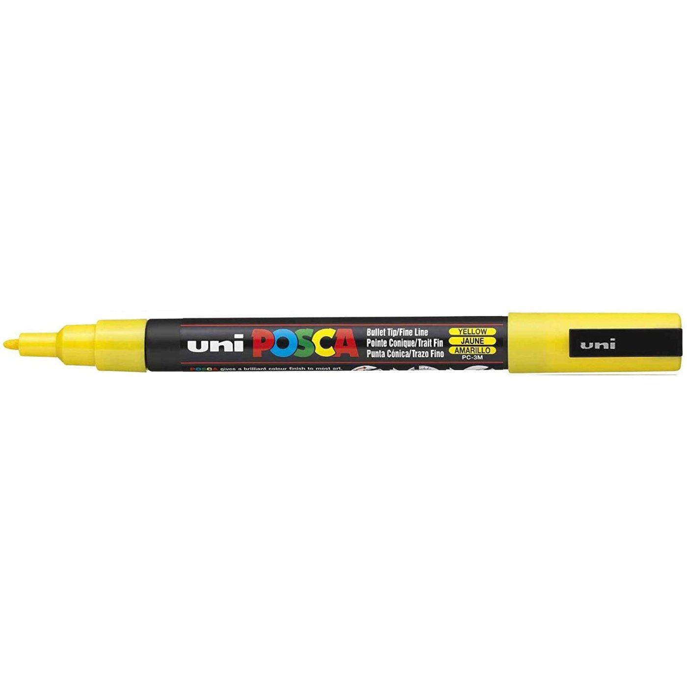 Uni Posca fixka PC-3M, 1,3 mm, žltá