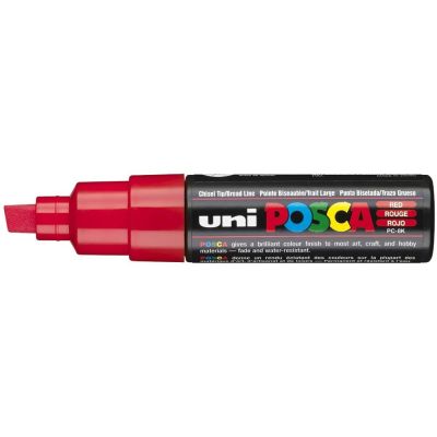 Uni Posca fixka PC-8K, 8 mm, červená
