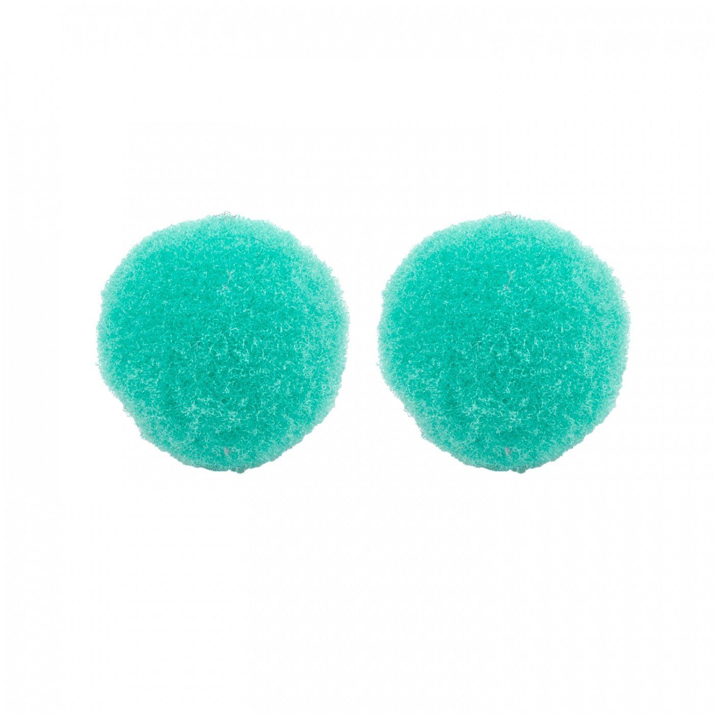 Pom pom gulička, 25 mm, tyrkysová, 10 ks