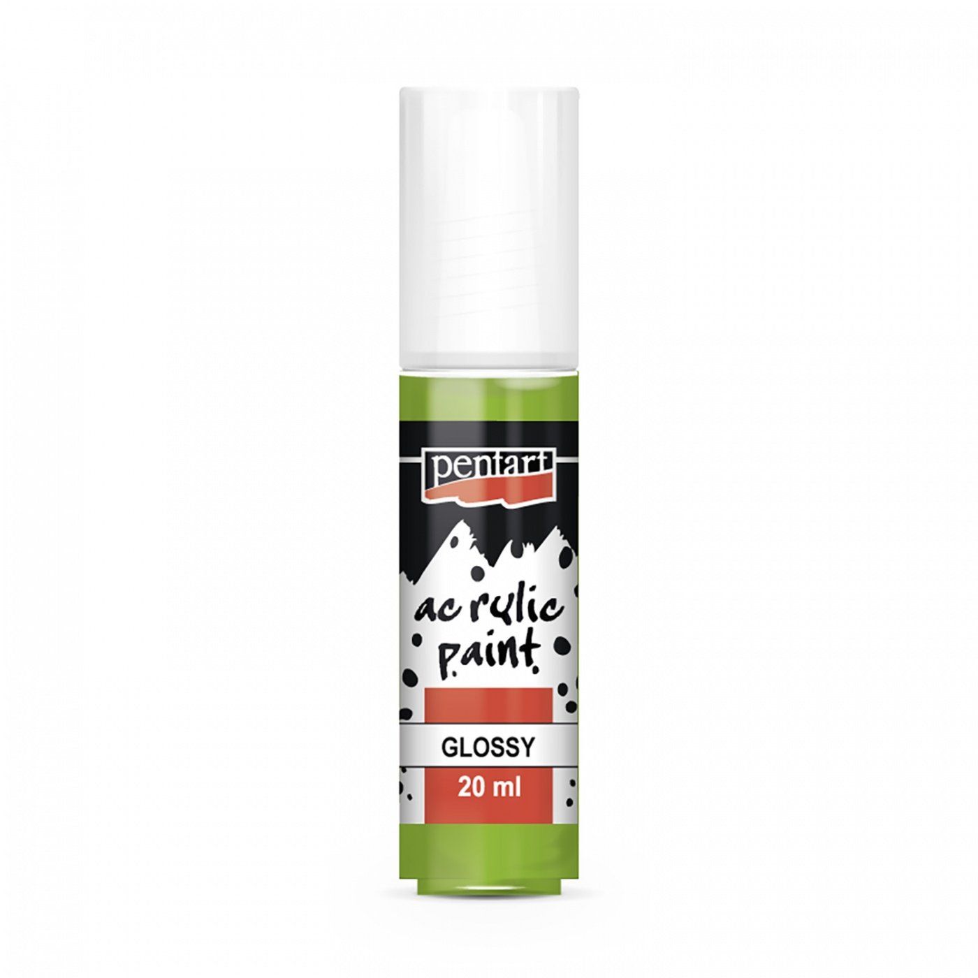 Akrylová farba lesklá 20 ml, jablková zelená