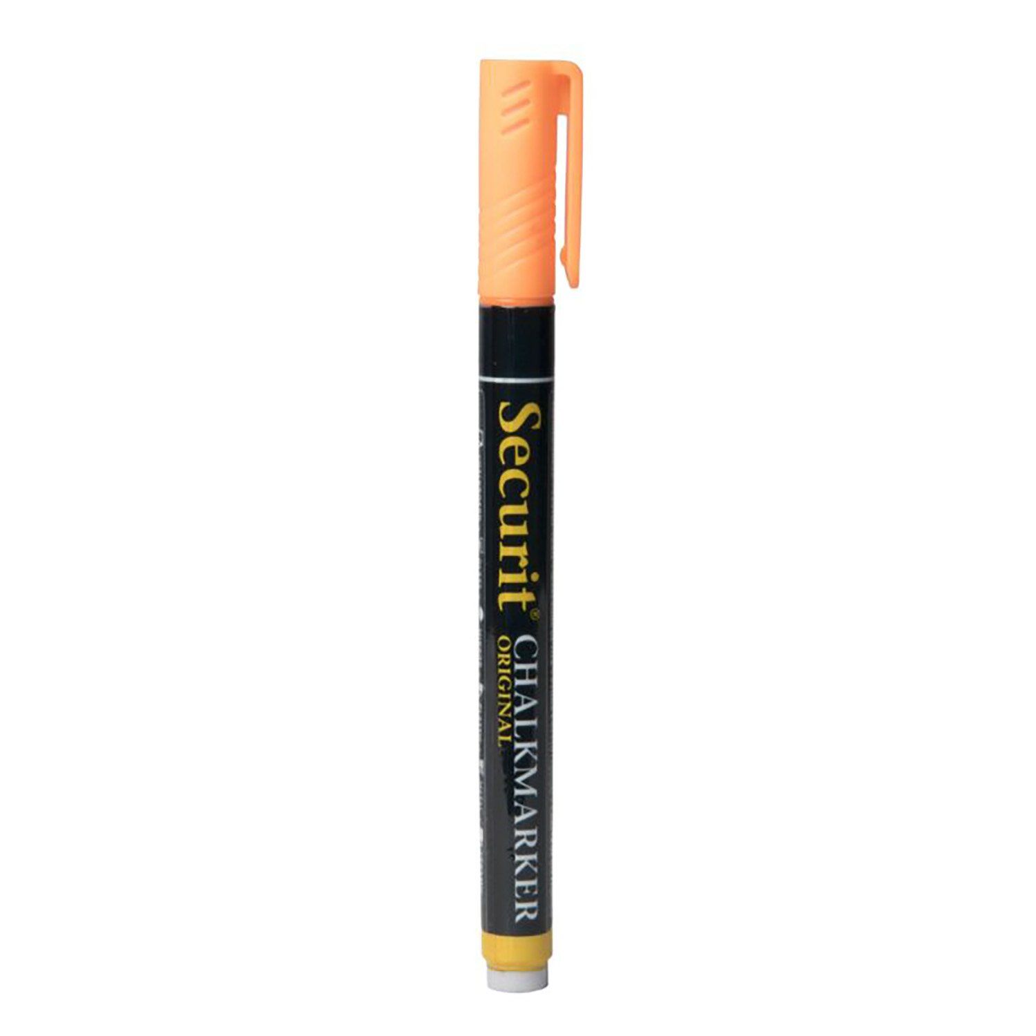 Kriedová fixka, Securit, hrot 1-2 mm, oranžová