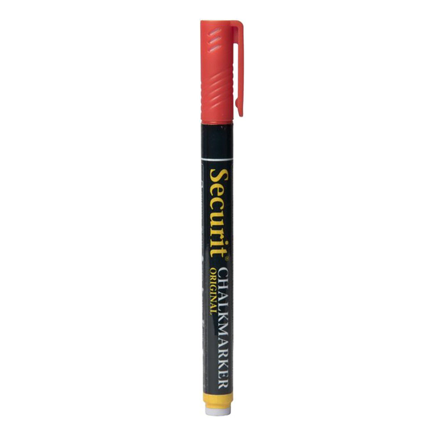 Kriedová fixka, Securit, hrot 1-2 mm, červená