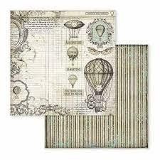 Mix scrapbookových papierov 30,5 x 30,5 cm, Steampunk 5 ks