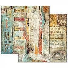 Mix scrapbookových papierov 30,5 x 30,5 cm, Náhodný mix 5 ks