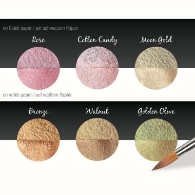 Finetec, Coliro Pearl color set Lisi, 6 farieb
