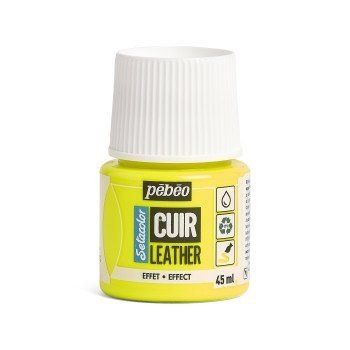 SETACOLOR Leather, farby na kožu, 45ml, 47 Fluorescent Yellow