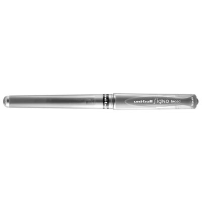 Uni Ball gélový roller UM-153 Signo Broad, 1 mm, strieborná