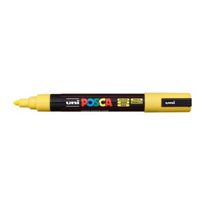 Uni Posca fixka PC-5M, 2,5 mm, žltá