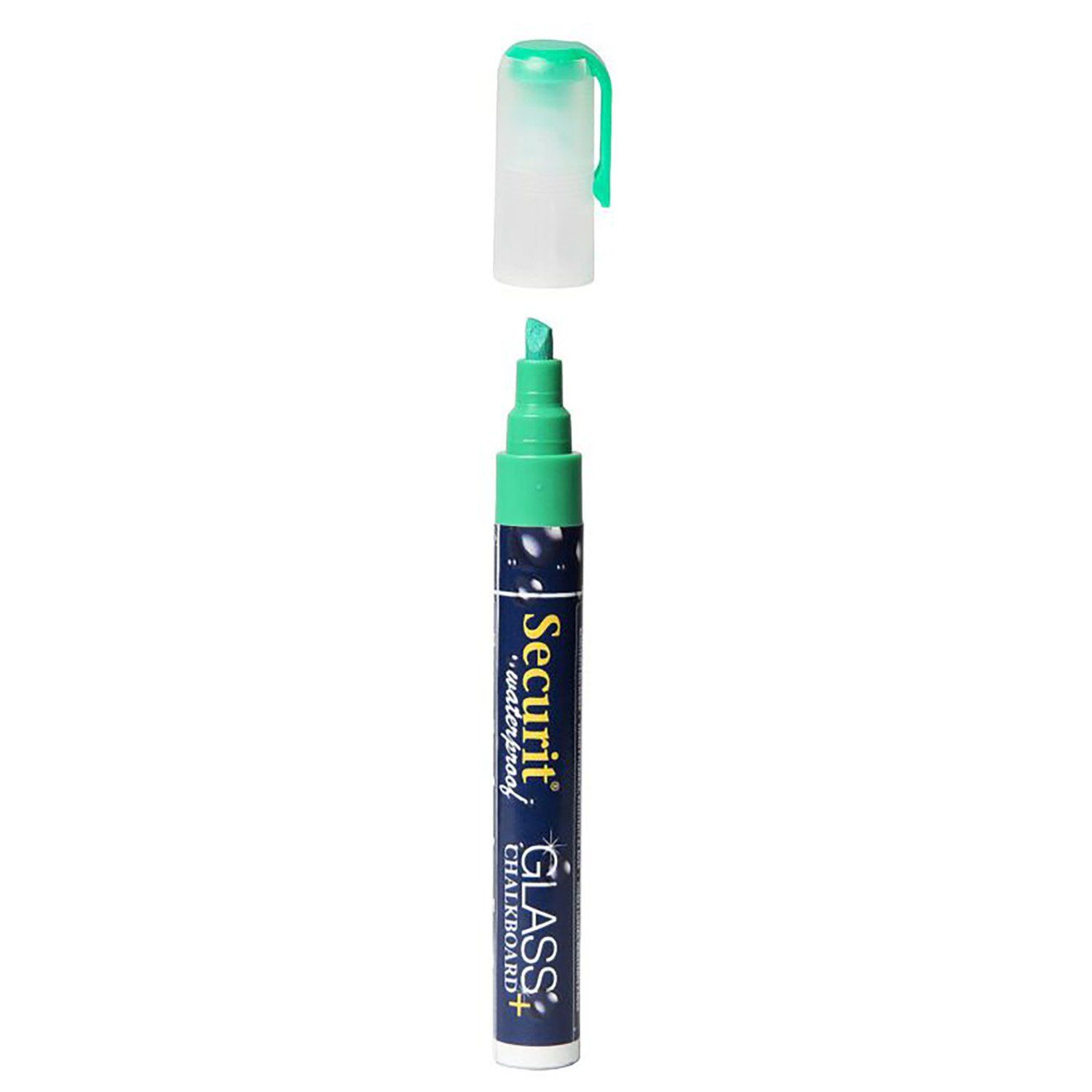 Vodeodolná fixka, Securit, hrot 2-6 mm, zelená