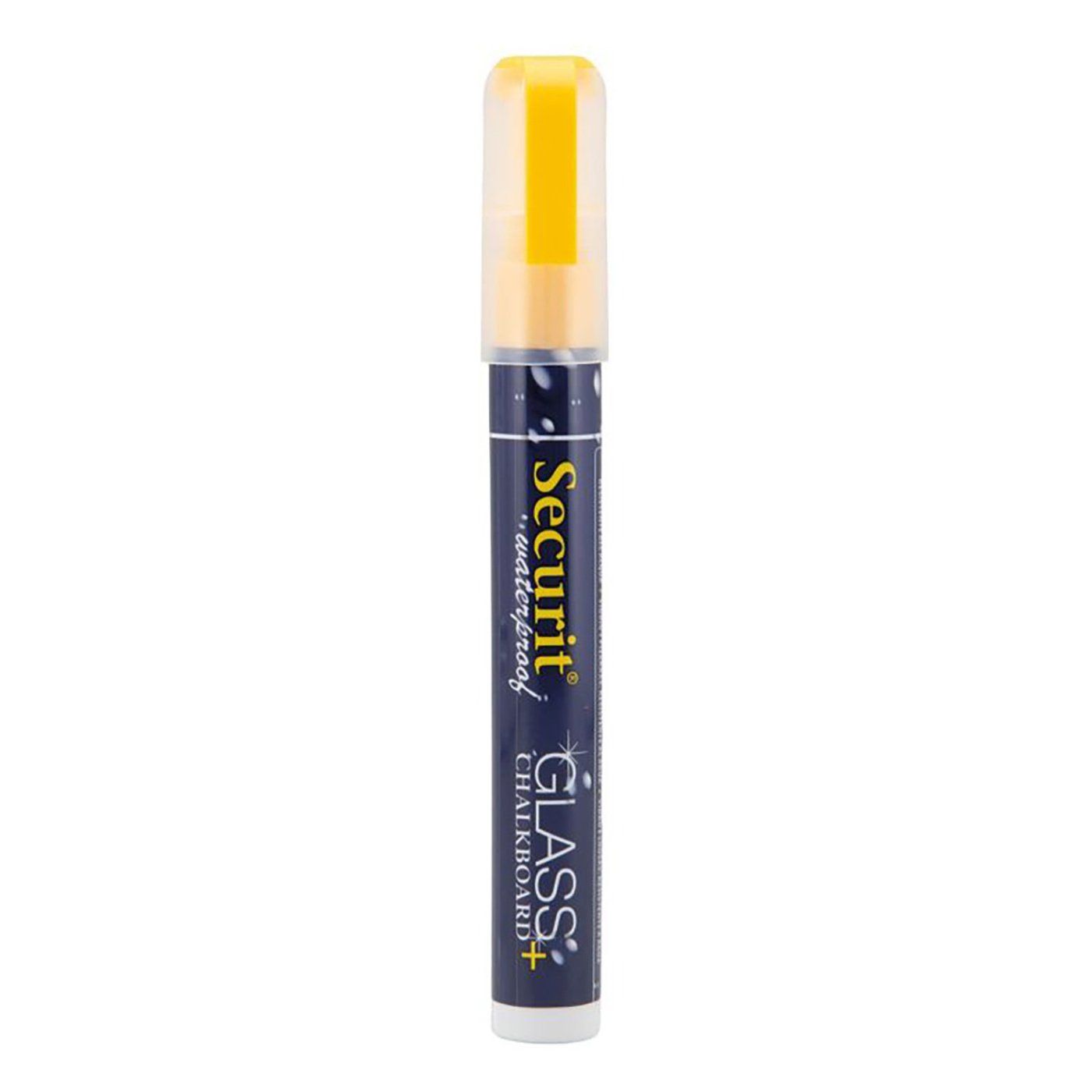 Vodeodolná fixka, Securit, hrot 2-6 mm, žltá