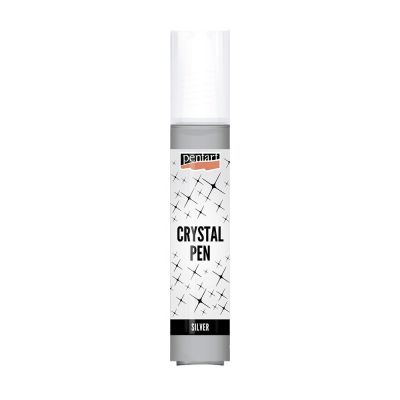 Krištáľové pero, Crystal Pen, 30 ml, strieborná