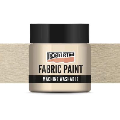 Farba na textil, 50 ml, krycia béžová
