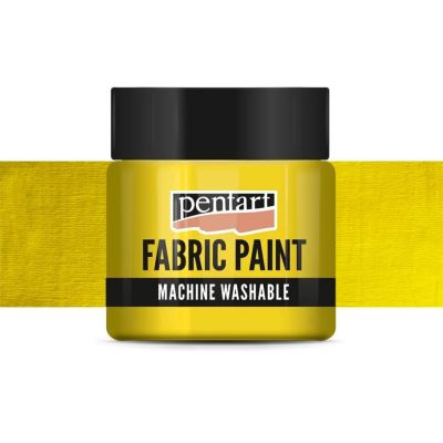 Farba na textil, 50 ml, krycia žltá