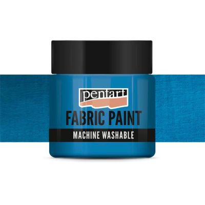 Farba na textil, 50 ml, krycia tyrkysová modrá