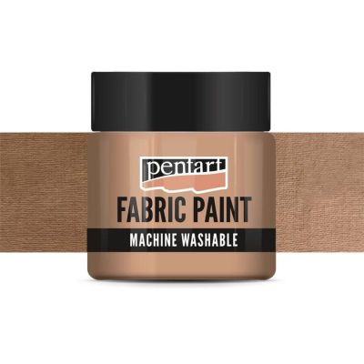 Farba na textil, 50 ml, krycia orieškovo hnedá