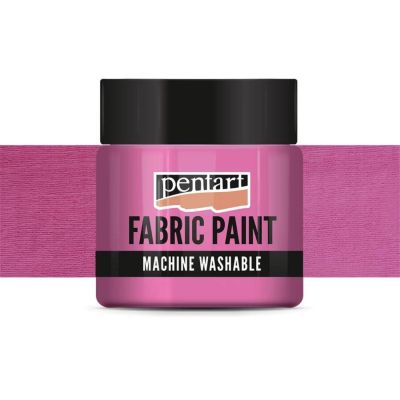 Farba na textil, 50 ml, krycia ružová