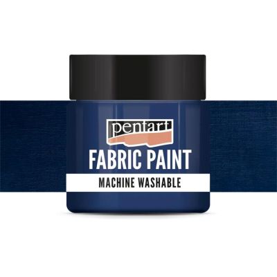 Farba na textil, 50 ml, krycia tmavá modrá