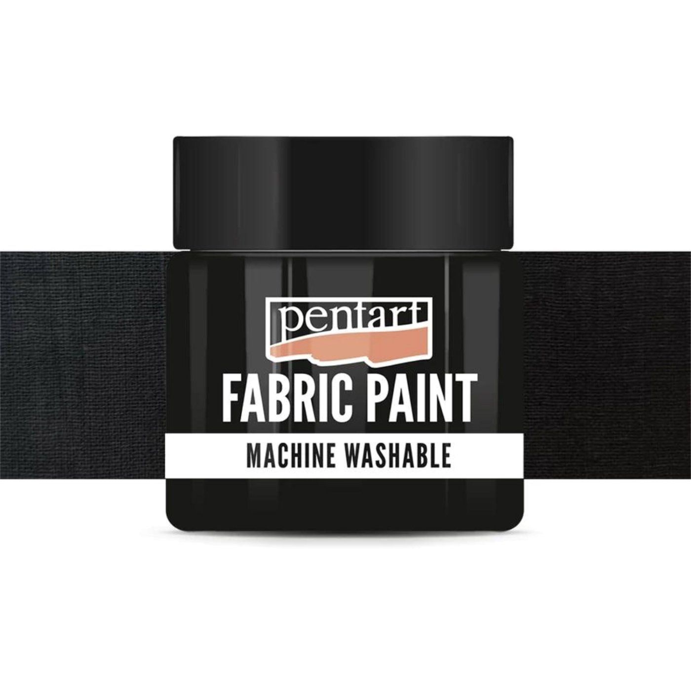Farba na textil, 50 ml, krycia čierna