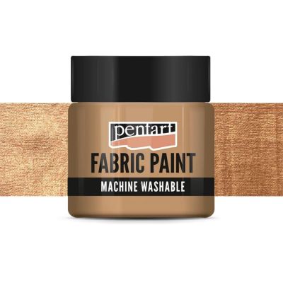 Farba na textil, 50 ml, krycia metalická bronzová
