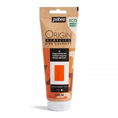 Origin Acrylics, 120 ml, cadmium orange hue